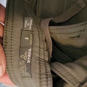 Prana halle pants short length olive